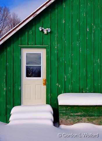 Snow-Covered Steps_12451.jpg - Photographed at Pakenham, Ontario, Canada.